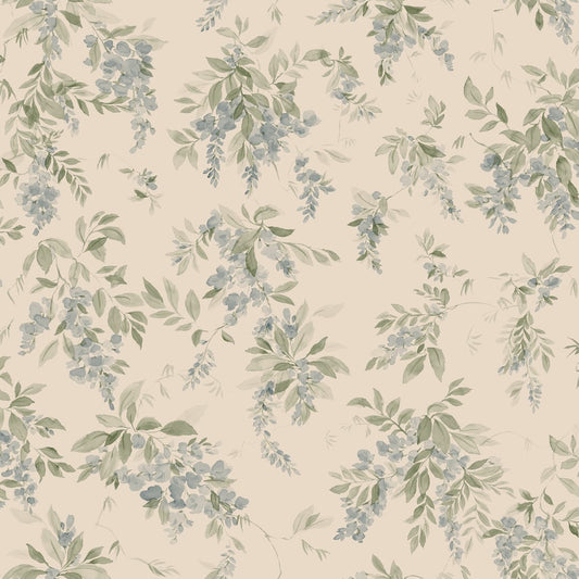 Acquire Sandberg Wallpaper Item# S10507 pattern name & color Lovisa, Blue