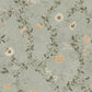 Sandberg Wallpaper pattern name & color Inger, Light Blue from the collection Tradgarden. 