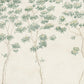 Sandberg Wallpaper pattern name & color Wilhelm, Green from the collection Tradgarden. 