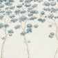 Sandberg Wallpaper SKU# S10526 pattern name & color Wilhelm, Blue from the collection Tradgarden. 