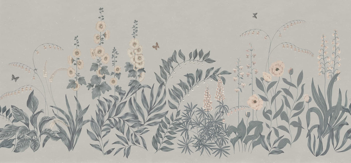 Sandberg Wallpaper pattern name & color Aino, Indigo Blue from the collection Sandberg Edition. 