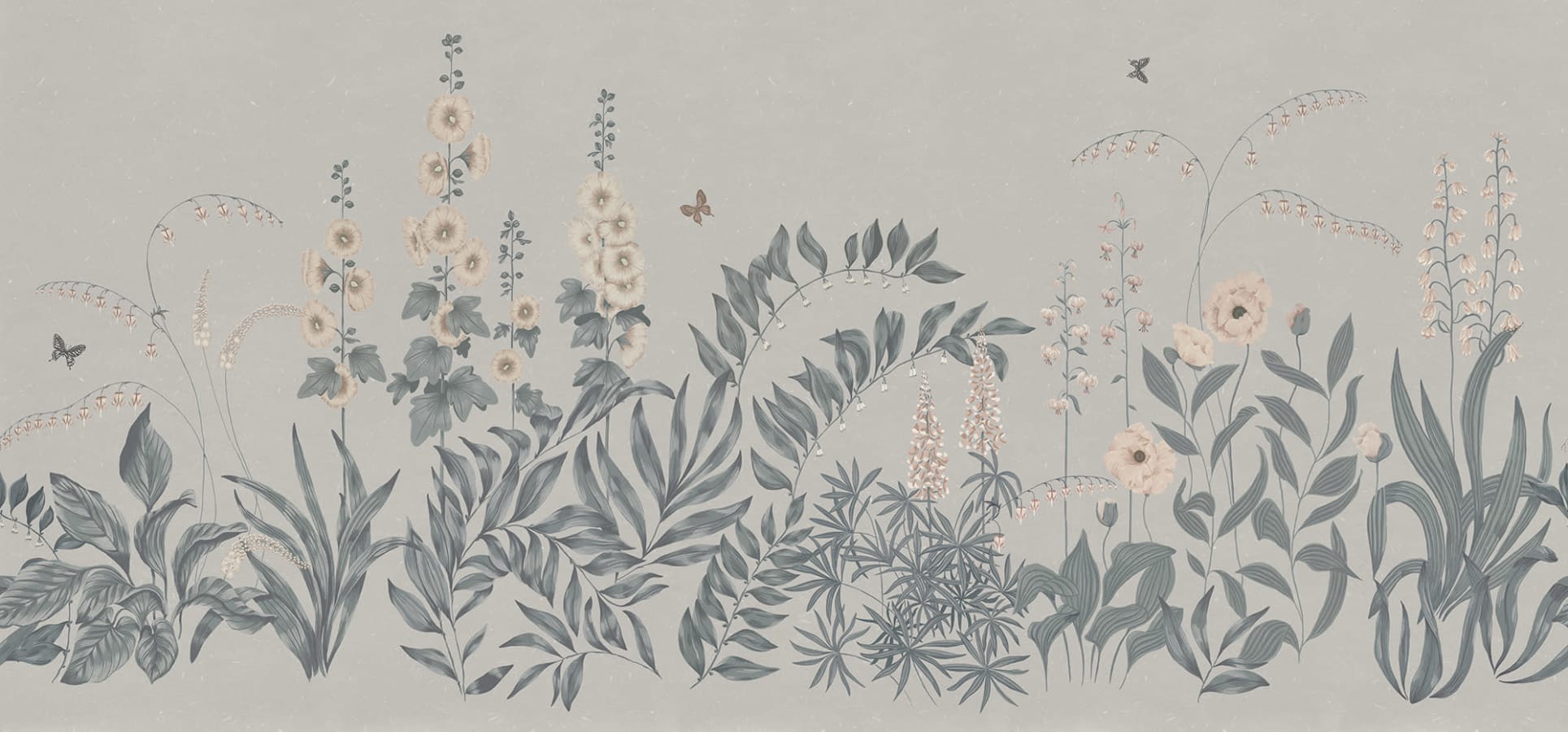 Sandberg Wallpaper pattern name & color Aino, Indigo Blue from the collection Sandberg Edition. 