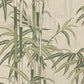 Sandberg Wallpaper pattern name & color Leon Mural, Green from the collection Palm Garden. 