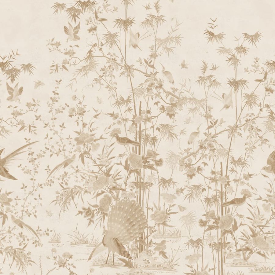 Select Sandberg Wallpaper Pattern# S10544 pattern name & color Chinoiserie Garden, Beige