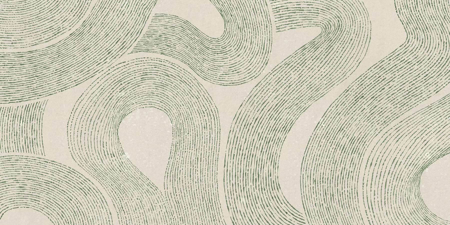 Sandberg Wallpaper pattern name & color Zen Mural, Green from the collection Sandberg Edition. 
