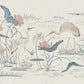 Sandberg Wallpaper pattern name & color Seabirds, Misty Blue from the collection Chinoiserie Garden. 