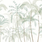 Sandberg Wallpaper pattern name & color Louie, Light Green from the collection Palm Garden. 