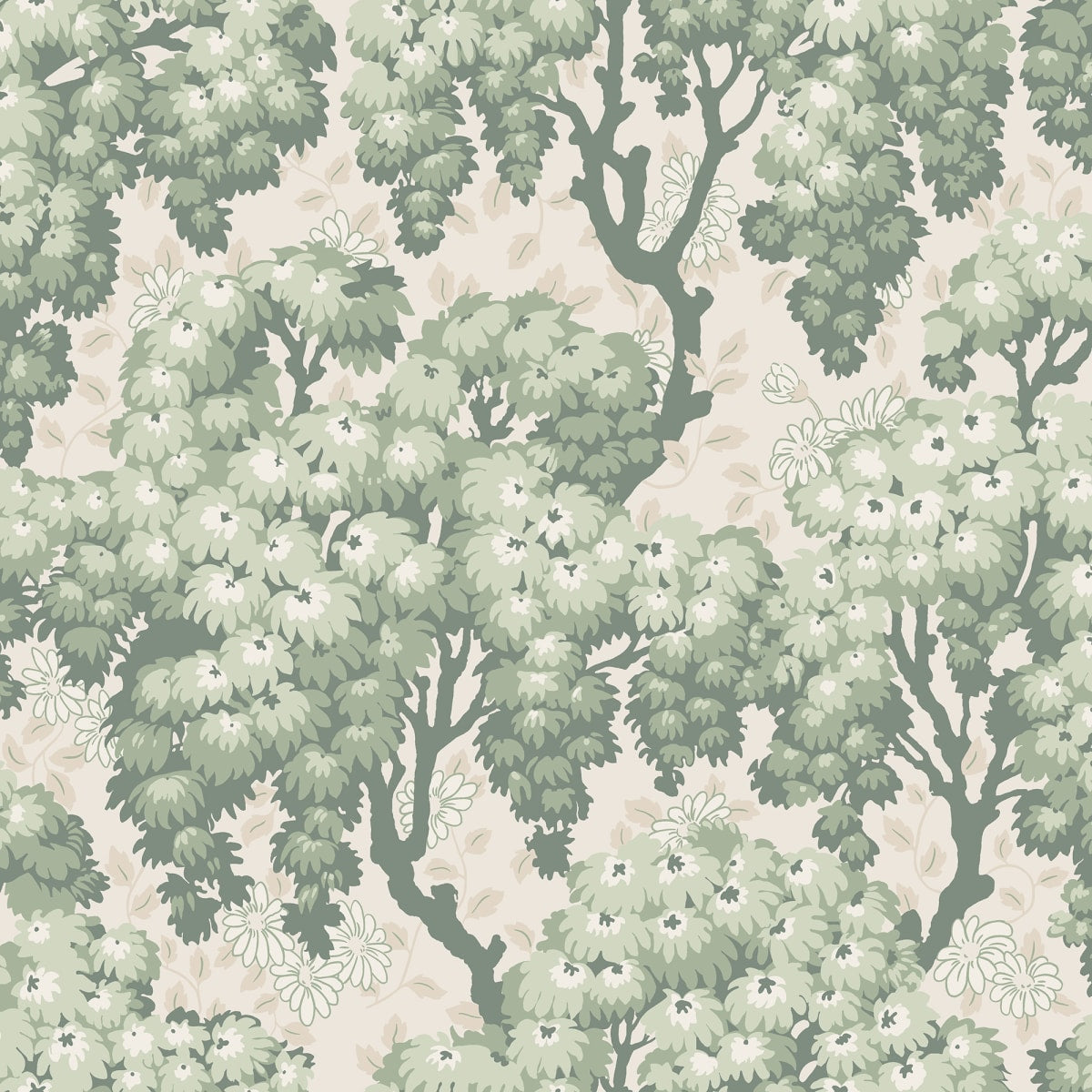 Acquire Sandberg Wallpaper Pattern number S10564 pattern name & color Ragnvi, Green