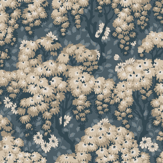 Search Sandberg Wallpaper Product# S10566 pattern name & color Ragnvi, Midnight Blue