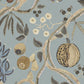 Sandberg Wallpaper Pattern S10580 pattern name & color Tree Of Life Mural, Light Blue from the collection Herbarium. 
