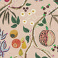 Sandberg Wallpaper pattern name & color Tree Of Life Mural, Pink from the collection Herbarium. 
