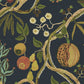 Sandberg Wallpaper pattern name & color Tree Of Life Mural, Dark Blue from the collection Herbarium. 