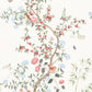 Sandberg Wallpaper Pattern S10586 pattern name & color Eleonora, Colorful from the collection Herbarium. 