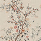 Sandberg Wallpaper pattern name & color Eleonora, Misty Blue from the collection Herbarium. 