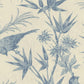 Sandberg Wallpaper pattern name & color Celeste Mural, Blue from the collection Herbarium. 