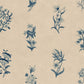 Sandberg Wallpaper pattern name & color Victoria, Blue from the collection Herbarium. 