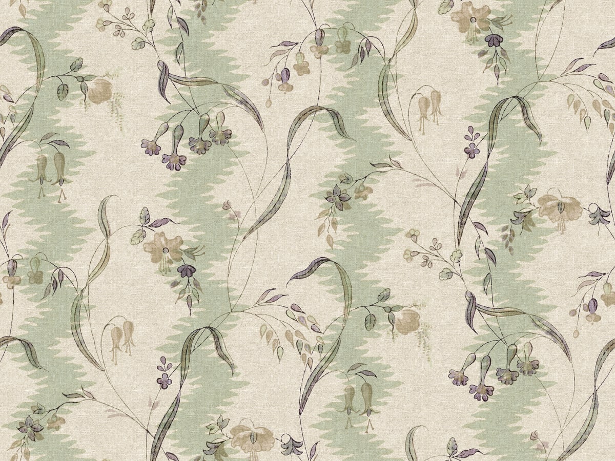 Sandberg Wallpaper pattern name & color Beatrice, Light Green from the collection Herbarium. 