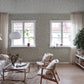 Sandberg Wallpaper pattern name & color Tree Of Life, Light Blue from the collection Familjen. 