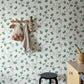 Sandberg Wallpaper SKU S10617 pattern name & color Ebba, Green from the collection Familjen. 