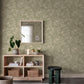 Sandberg Wallpaper Pattern S10622 pattern name & color Celeste, Green from the collection Familjen. 