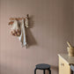 Sandberg Wallpaper pattern name & color Estelle, Burgundy from the collection Familjen. 