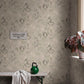 Sandberg Wallpaper pattern name & color Elliot, Sandstone from the collection Familjen. 