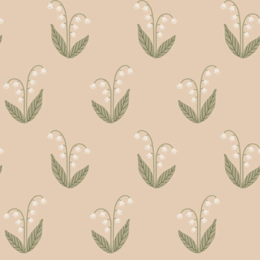 Buy Sandberg Wallpaper Product# S10635 pattern name & color Lilly, Blush