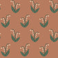 View Sandberg Wallpaper Item# S10636 pattern name & color Lilly, Terracotta