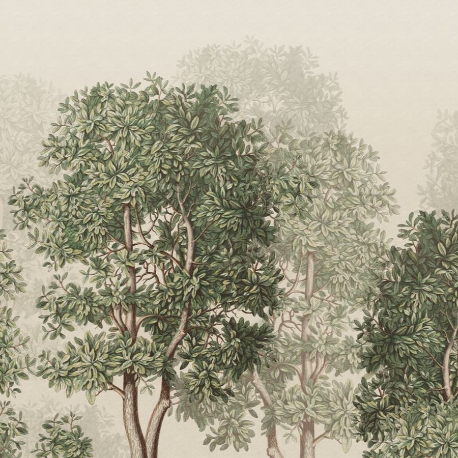 Find Sandberg Mural Pattern number S10637 pattern name & color Charles Mural, Green