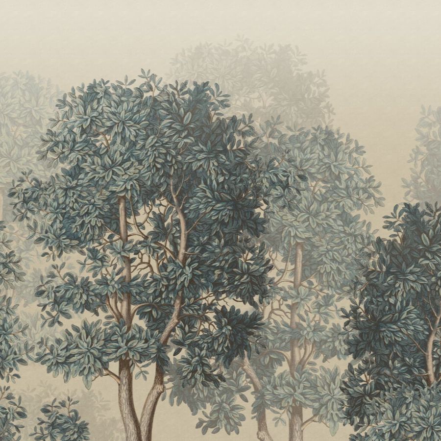 View Sandberg Mural SKU# S10638 pattern name & color Charles Mural, Blue