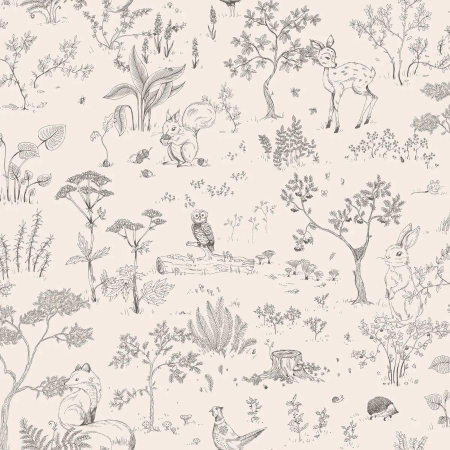 Search Sandberg Wallpaper Item S10642 pattern name & color Hollie, Graphite