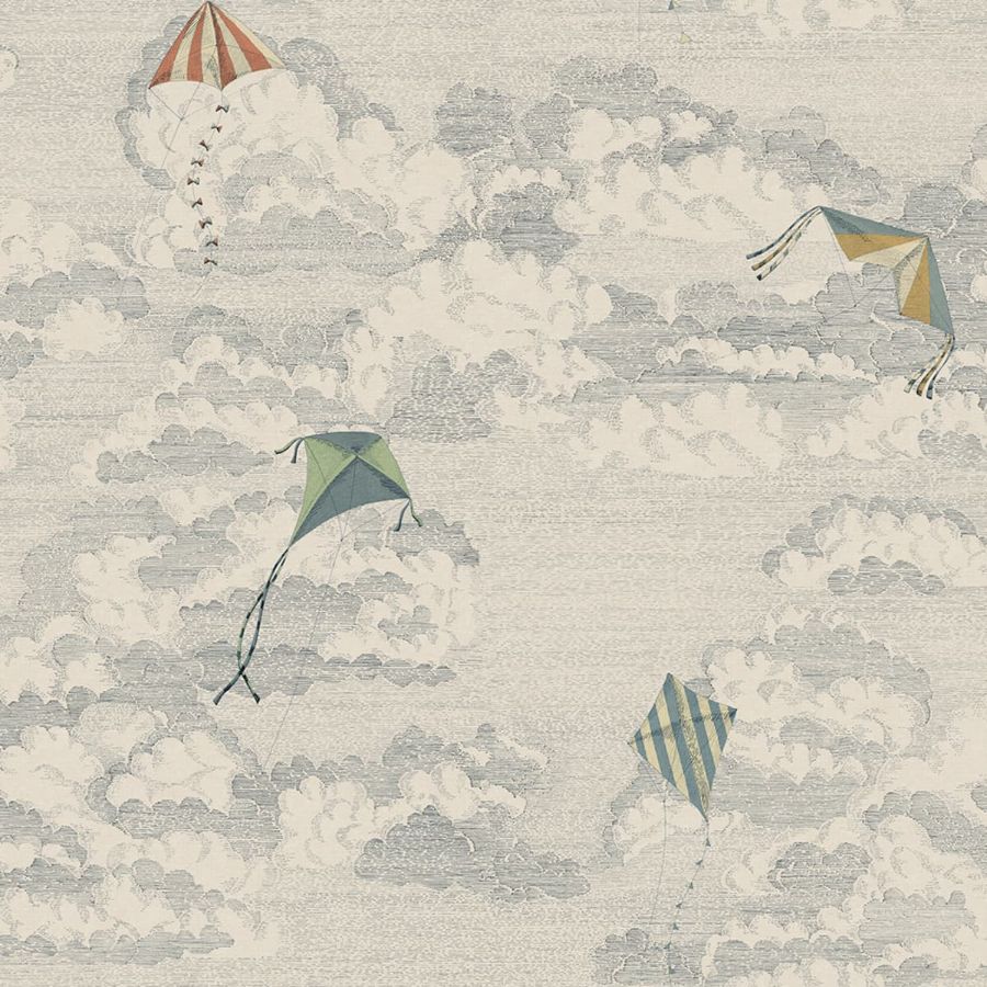 Save on Sandberg Mural Product# S10644 pattern name & color Bonnie And Kites, Blue