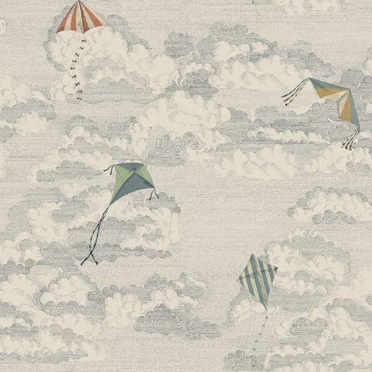 Save on Sandberg Mural Product# S10644 pattern name & color Bonnie And Kites, Blue