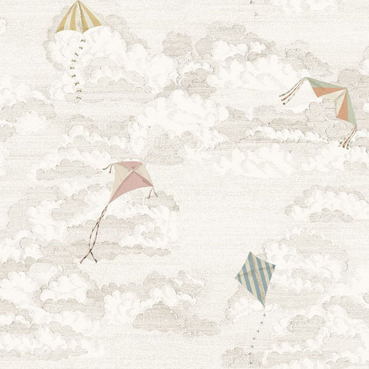 Search Sandberg Mural Item# S10645 pattern name & color Bonnie And Kites, Sand