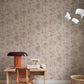Sandberg Wallpaper SKU S10650 pattern name & color Adele, Beige from the collection Familjen. 