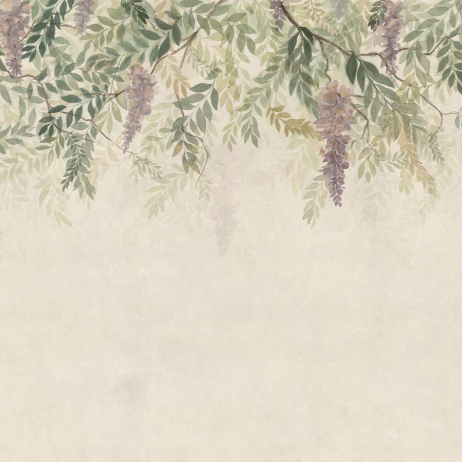 Find Sandberg Wallpaper Pattern S10657 pattern name & color Wisteria, Green