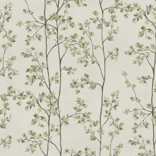 Sandberg Mural pattern name & color Laura, Green from the collection Villa Como. 