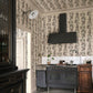 Sandberg Wallpaper pattern name & color Carla, Garden Green from the collection Villa Como. 