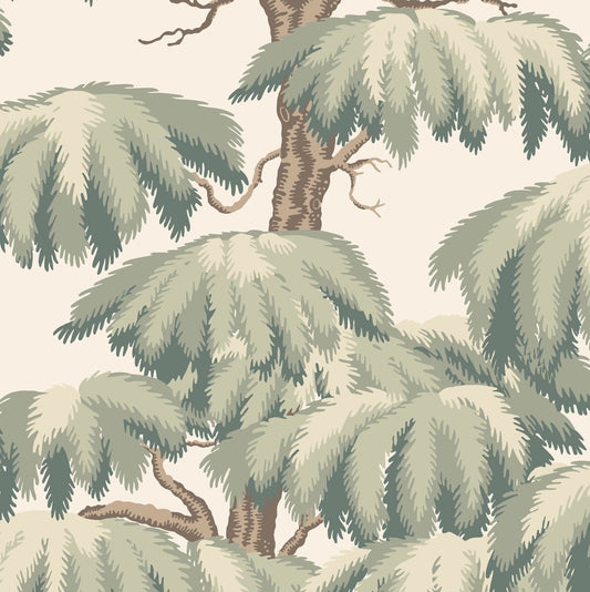 Find Sandberg Wallpaper Item S10664 pattern name & color Alba, Green