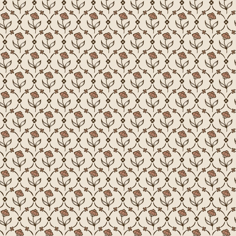 Shop Sandberg Wallpaper Pattern# S10670 pattern name & color Elena, Terracotta