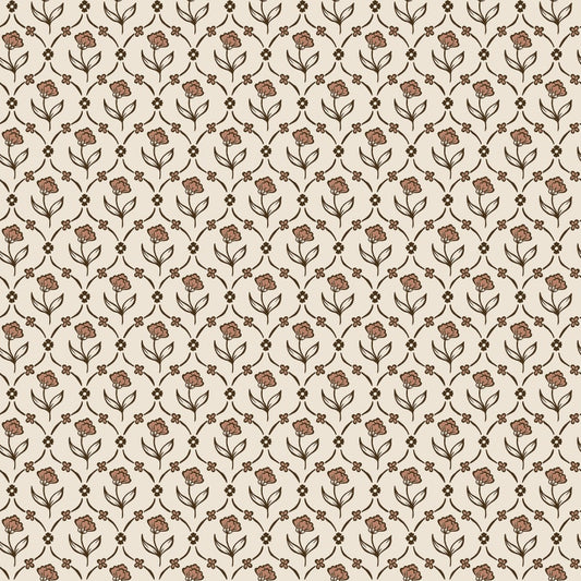 Shop Sandberg Wallpaper Pattern# S10670 pattern name & color Elena, Terracotta