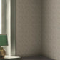 Sandberg Wallpaper pattern name & color Coral, Garden Green from the collection Villa Como. 