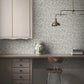 Sandberg Wallpaper pattern name & color Olivia, Light Blue from the collection Villa Como. 