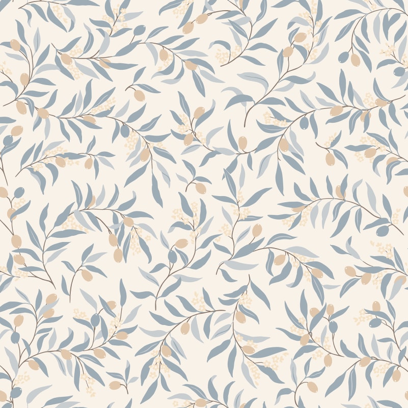 Select Sandberg Wallpaper Item S10680 pattern name & color Olivia, Light Blue