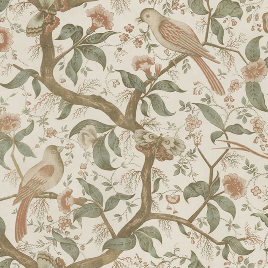 View Sandberg Mural Pattern S10686 pattern name & color Alexa, Garden Green
