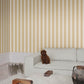 Sandberg Wallpaper pattern name & color Sam, Honey from the collection Villa Como. 