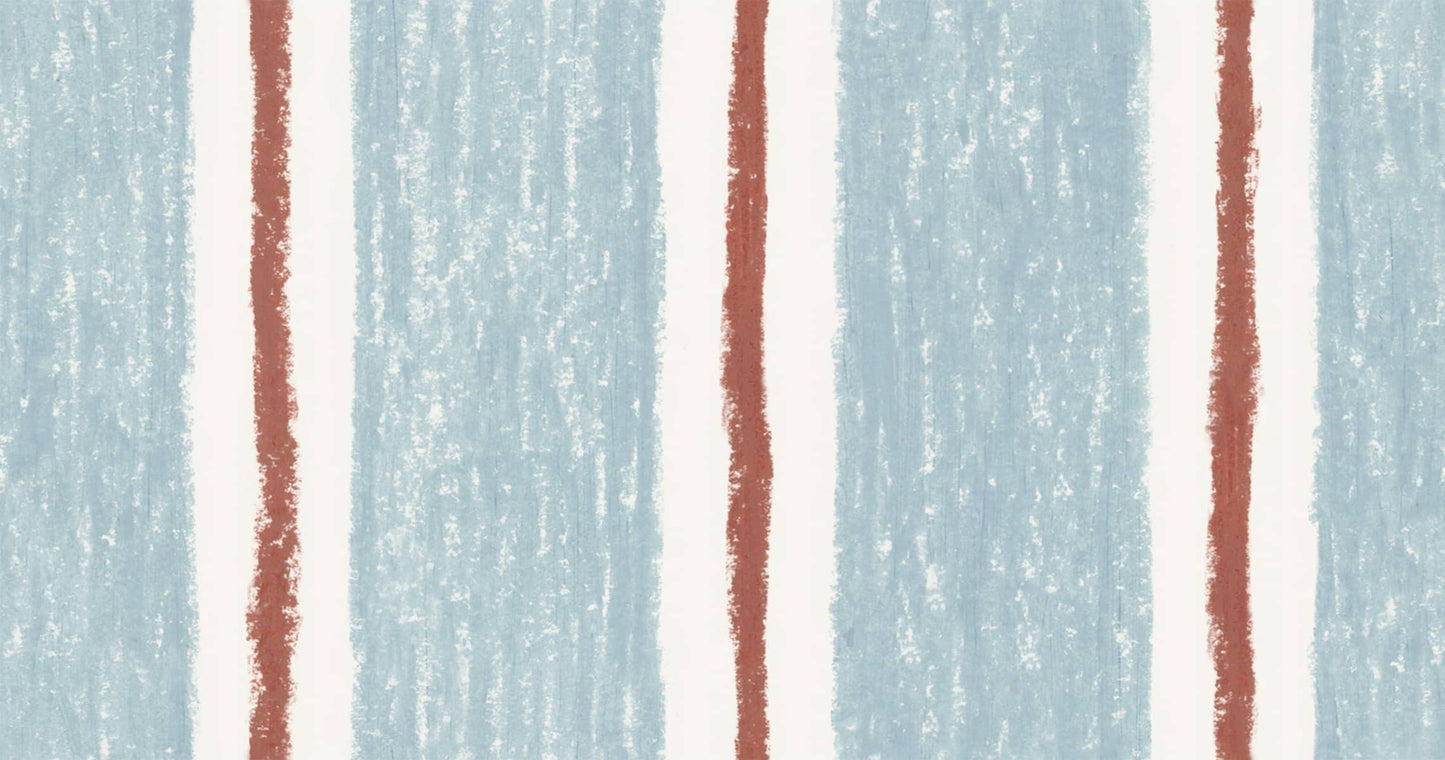 View Sandberg Mural Pattern S10703 pattern name & color Albin, Blue. 