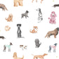 Find Sandberg Mural Pattern# S10704 pattern name & color Taiga And Friends, White. 