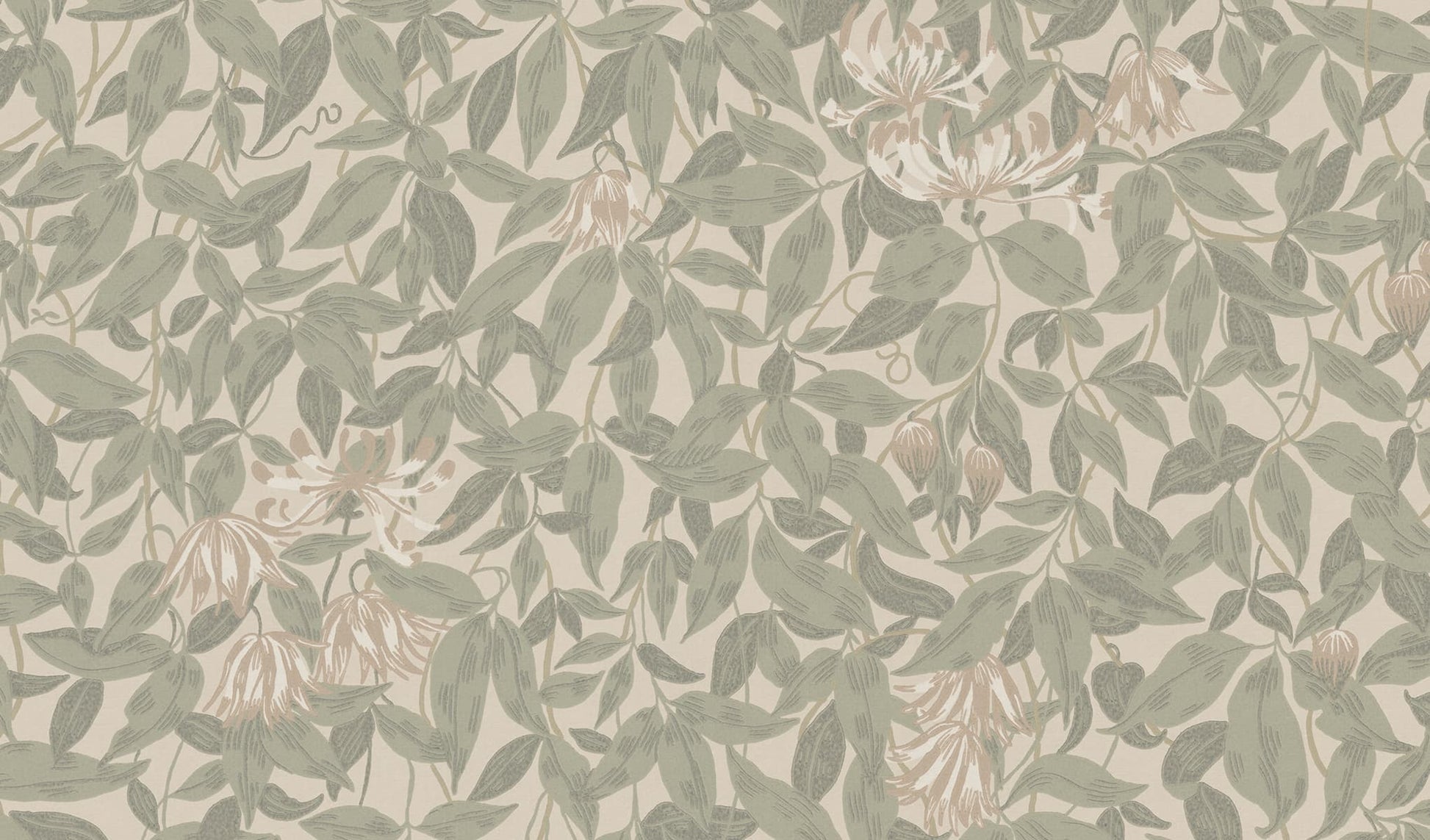 Shop Sandberg Mural Pattern S10718 pattern name & color Linnea Mural, Garden Green. 
