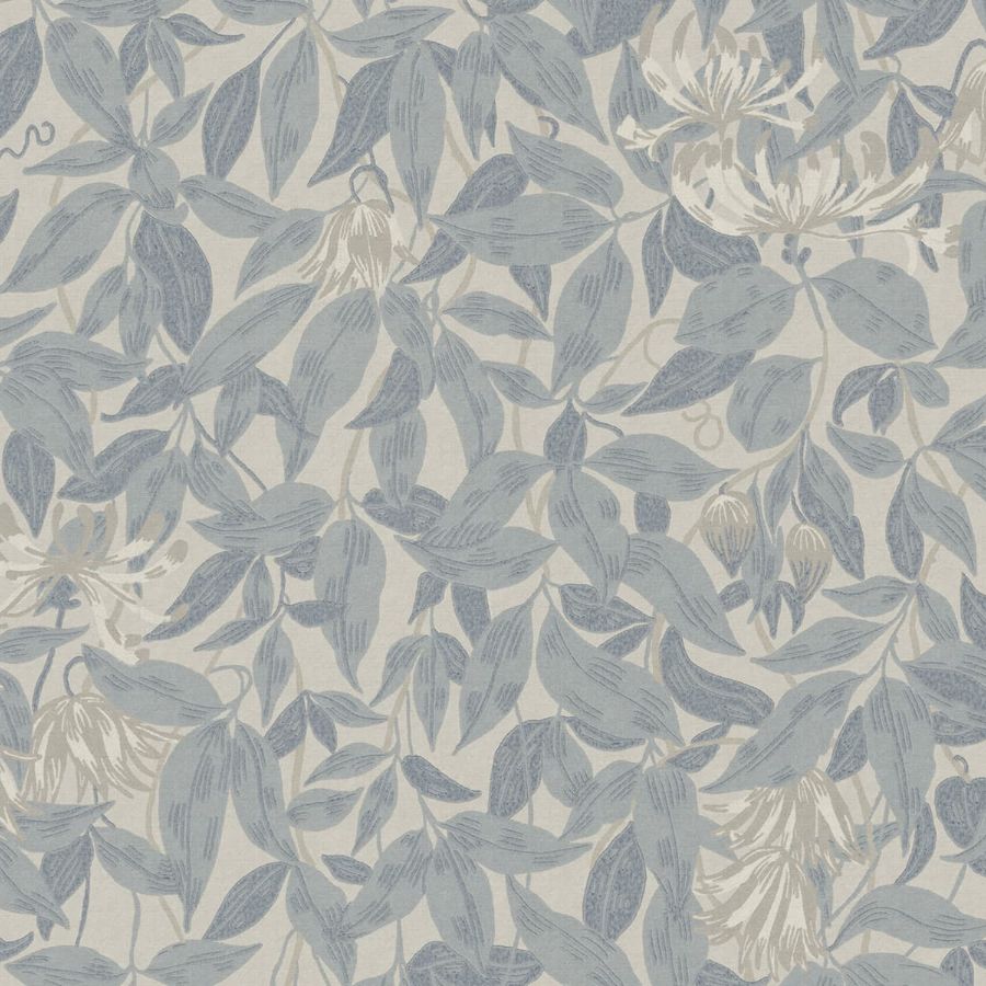 Buy Sandberg Mural SKU# S10719 pattern name & color Linnea Mural, Misty Blue